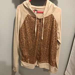 Women’s plus 2x vanity brand, cream with rose gold